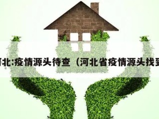 河北:疫情源头待查（河北省疫情源头找到）