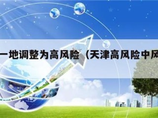 天津一地调整为高风险（天津高风险中风险地区）