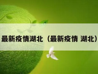 最新疫情湖北（最新疫情 湖北）